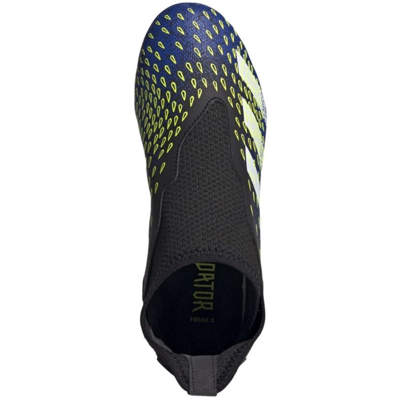 Adidas Predator Freak.3 Ll Fg Jr FY0618 kopačke bijela, crna, kraljevska crna 2