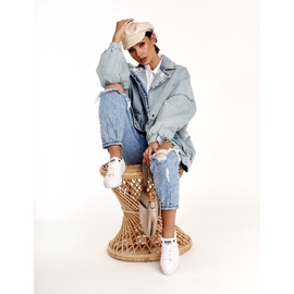 Ženske tenisice Big Star FF274245 Bijele bijela 2