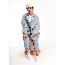 Ženske tenisice Big Star FF274245 Bijele bijela 1