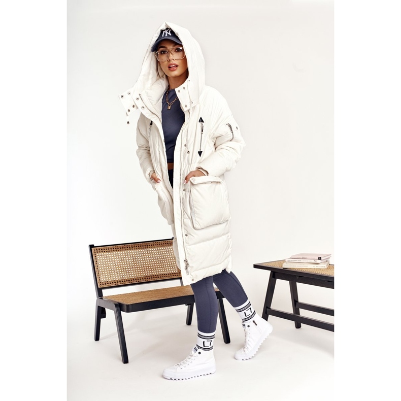 Ženske visoke tenisice Big Star FF274241 bijele bijela 1