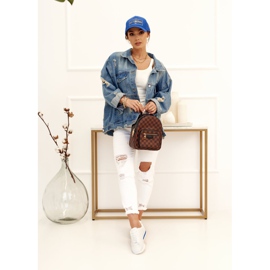 PS1 Ženske sportske cipele Tenisice White Nova bijela crvena tamnoplava 2