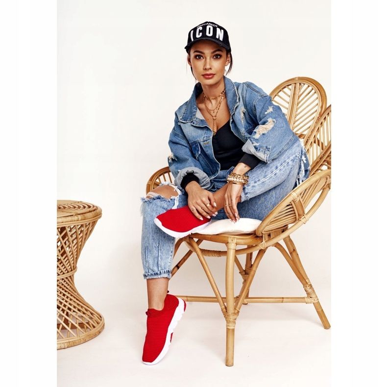 Ženske sportske cipele na klizanje Big Star DD274463 Crvena 1