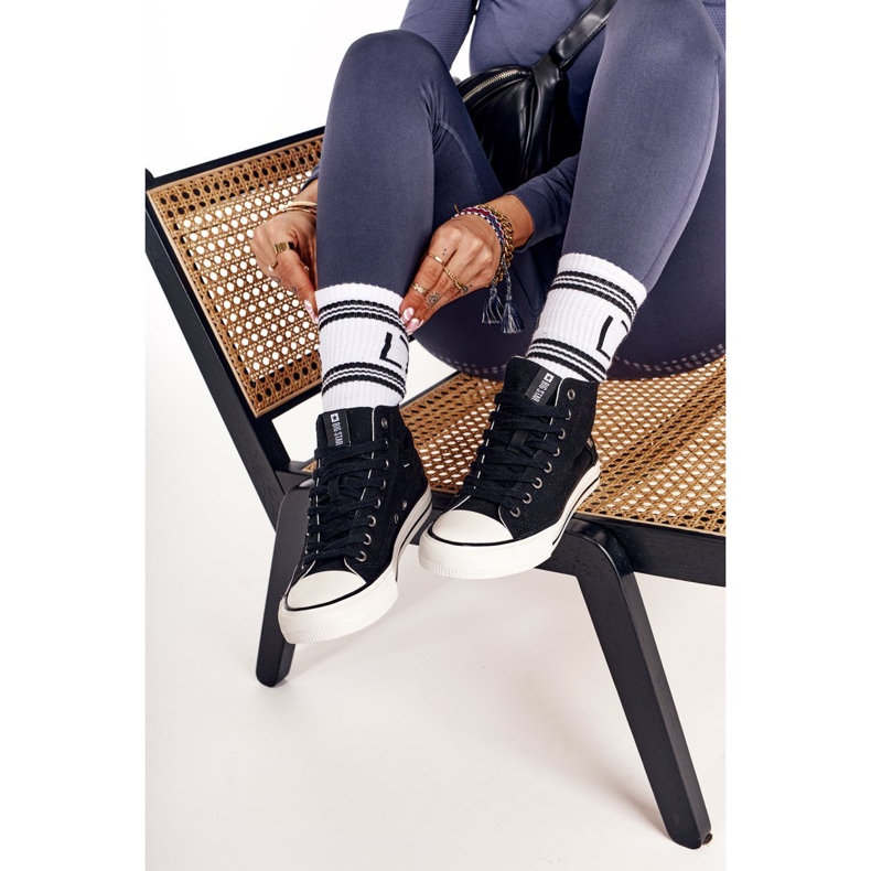 Ženske visoke tenisice Big Star DD274330 Crne crno 2