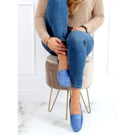 Plave ažurne mokasine XR-1R6 Plava 2