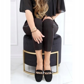 Crne mokasine s lancem LL-237P crne crna 1