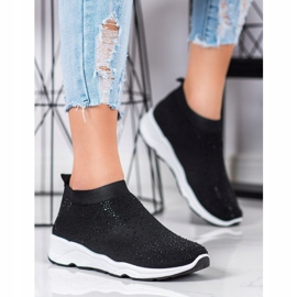 Goodin Sportske cipele s kristalima crna 1