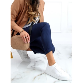 Bijele tenisice na visokom potplatu LA133P Bijele bijela 2