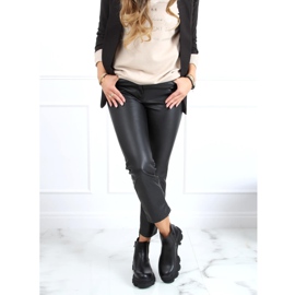 Crne čizme Chelsea s visokim potplatom crne 888-52 Crne crna 1