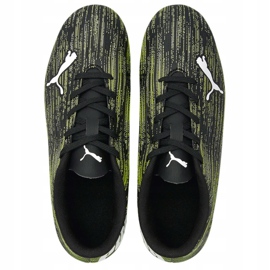 Nogometne cipele Puma Ultra 4.2 Fg Ag Junior crno-zelene 106364 04 crno/zeleno crna 1