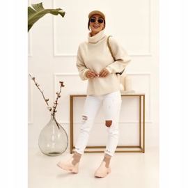 Ženske čizme za čarape radničke Bež Stormy smeđa 2