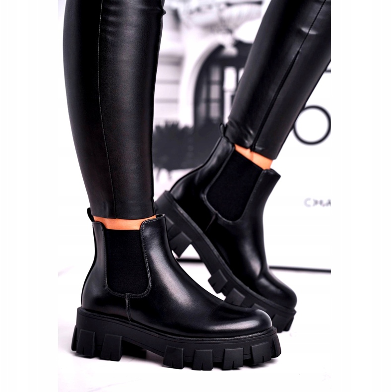 SEA Ženske čizme Jodhpur čizme Morie Black crno 2