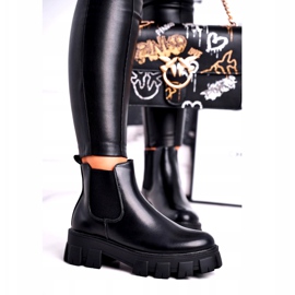 SEA Ženske čizme Jodhpur čizme Morie Black crno 1