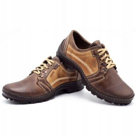 Joker Muške cipele za planinarenje 192 smeđe bež smeđa 4