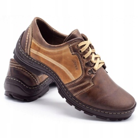 Joker Muške cipele za planinarenje 192 smeđe bež smeđa 3