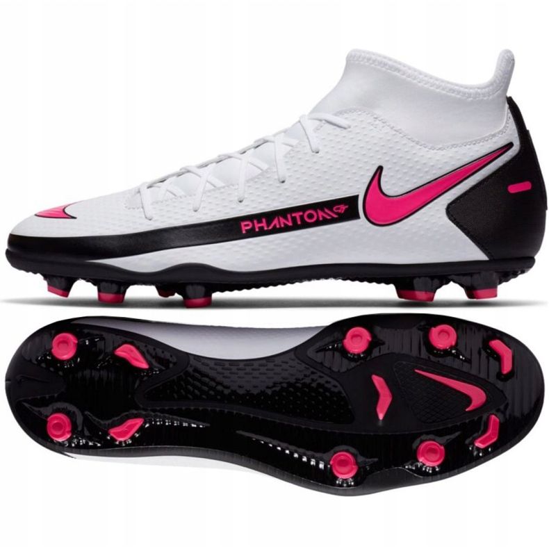 Nike Phantom Gt Club Df FG / MG CW6672 160 nogometne cipele bijela 7
