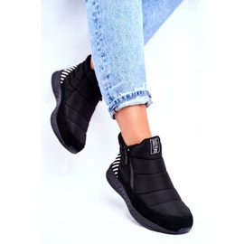 Ženske sportske čizme Big Star Black GG274470 bijela crno 3