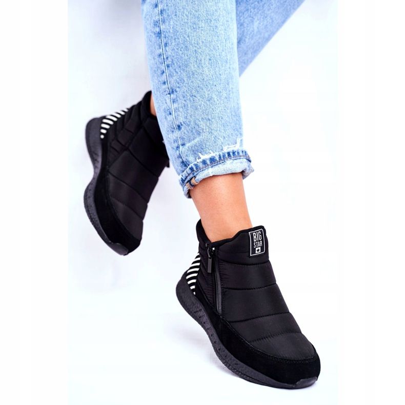 Ženske sportske čizme Big Star Black GG274470 bijela crna 3