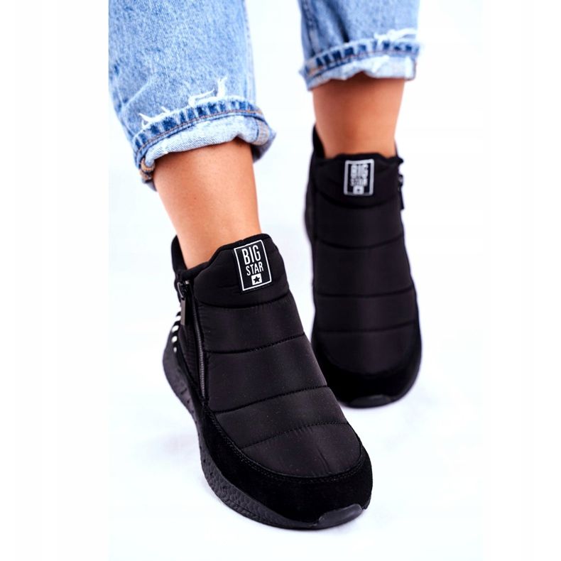 Ženske sportske čizme Big Star Black GG274470 bijela crna 2