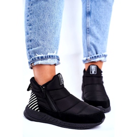 Ženske sportske čizme Big Star Black GG274470 bijela crno 1