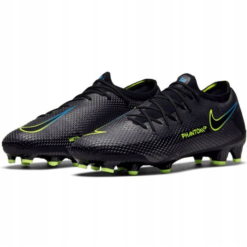 Nike Phantom Gt Pro Fg M CK8451-090 nogometne cipele višebojan crna 2