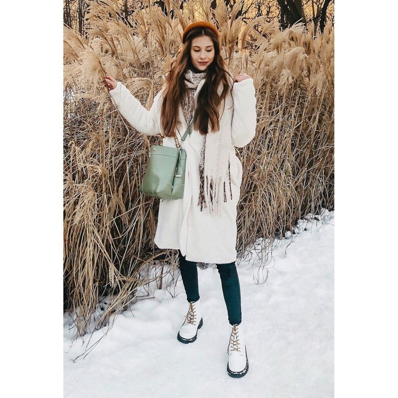 Ženske čizme Kožne čizme bijele GOE GG2N3057A bijela 1