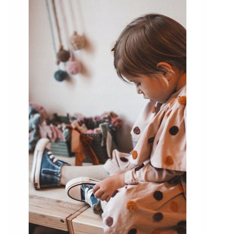 Dječje visoke tenisice s patentnim zatvaračem Big Star HH374085 Navy Blue plava crno 1