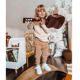 Apawwa Dječje sportske cipele s čičak bijelom prozračnom bijela 2