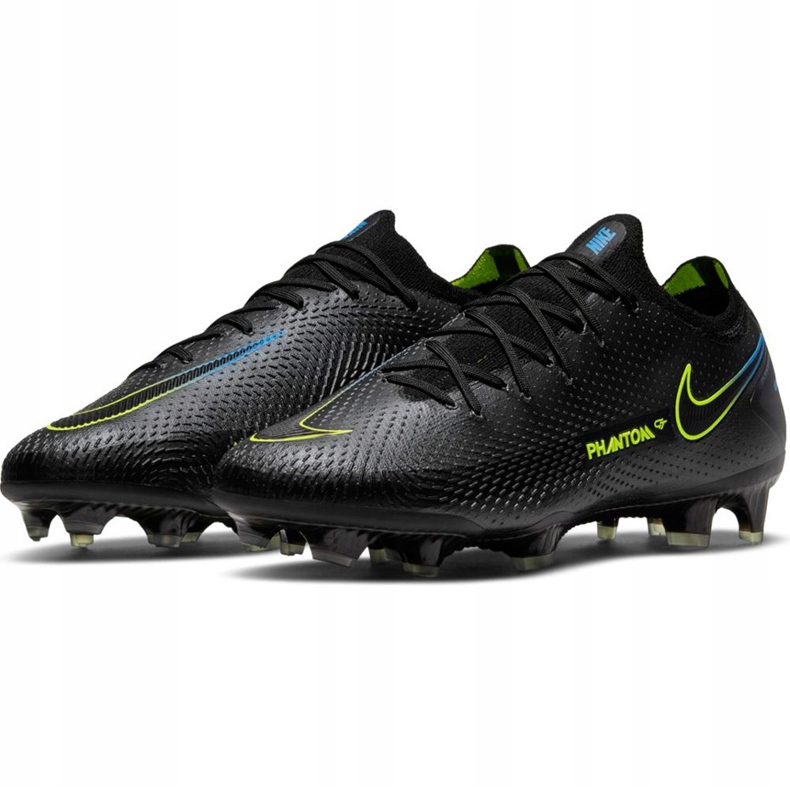 Nike Phantom Gt Elite Fg nogometne cipele crne CK8439 090 crna crna 1