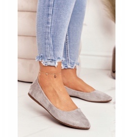 PS1 Sive ženske balerinke antilop Dermeno siva 2