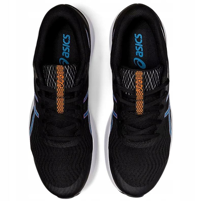 Asics Patriot 12 crne i plave muške tenisice 1011A823 004 crna plava 1