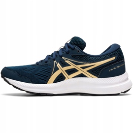Ženske cipele Asics Gel-Contend 7 tamnoplava 1012A911 401 zlatni 1
