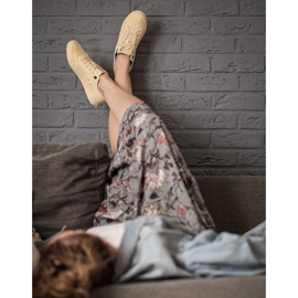 Ženske tenisice Big Star Yellow DD274441 žuta boja 1