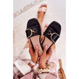 PS1 Ženske elegantne crne papuče Debbie crno 1