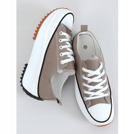 Dizajnerski potplat tenisica u kaki boji VL137P Green zelena 1