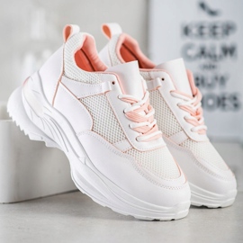 SHELOVET Udobne bijele tenisice bijela 2