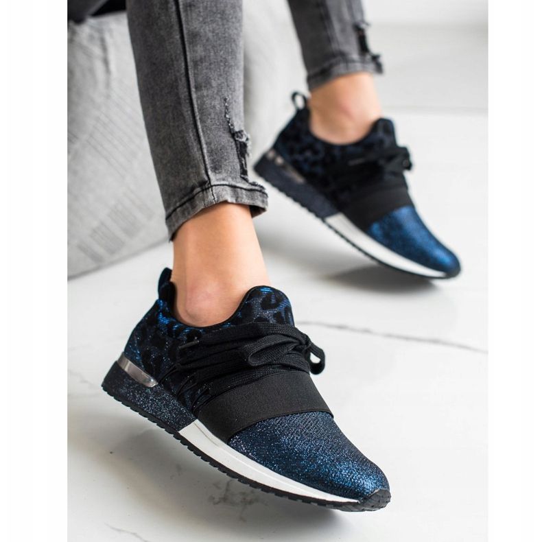 Kylie Klizne tenisice s leopard printom plava 1