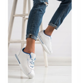 SHELOVET Ažurne tenisice Super bijela 1