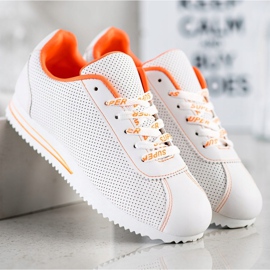 SHELOVET Ažurne tenisice Super bijela 1