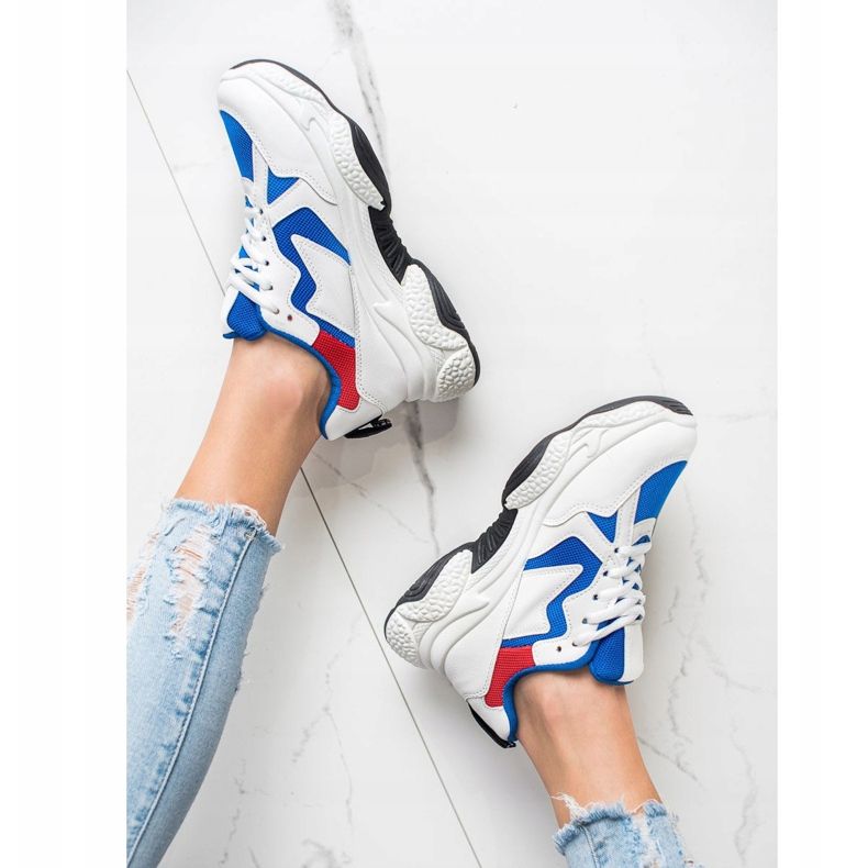 Fashion Udobne tenisice bijela raznobojna 1