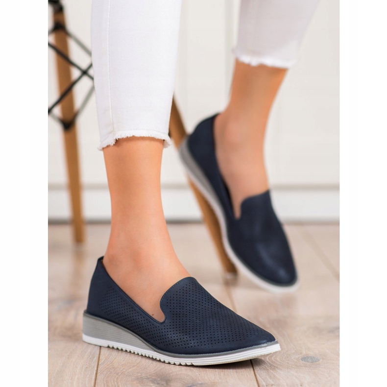 Goodin Ažurni kožni lordovi plava 2