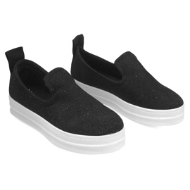 Love Slip-On crne tenisice na klizanju crno 1