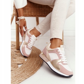 Ženske sportske cipele Tenisice Bež s brokatom Belinda raznobojna 2