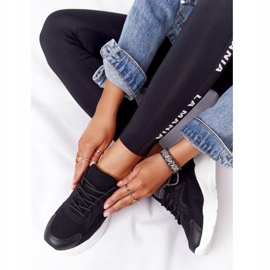 FB2 Crne Delusion ženske tenisice na velikom potplatu crno 2