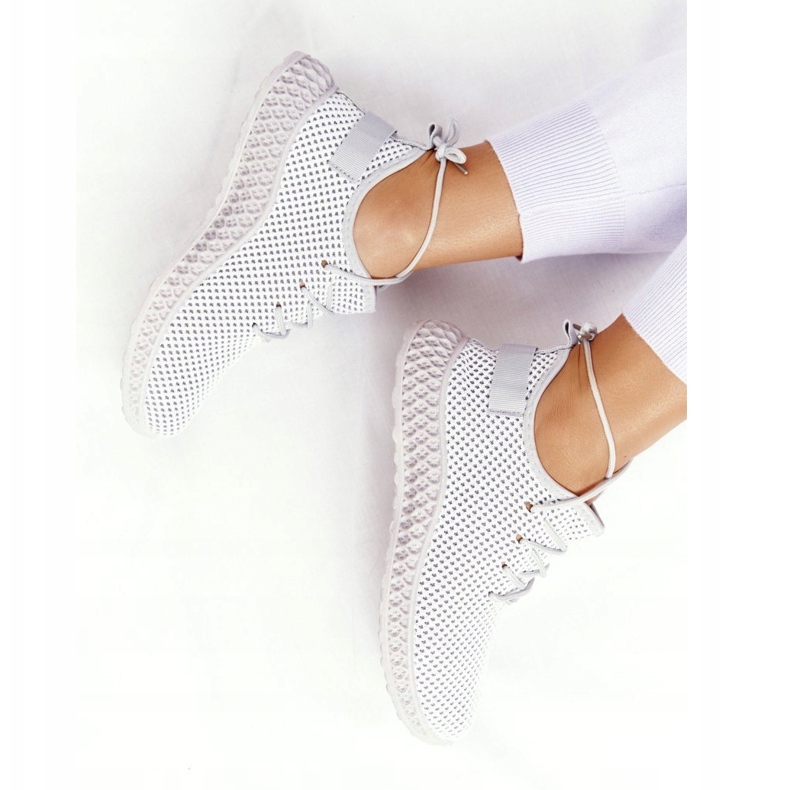 PS1 Ženske sportske cipele koje se navlače u sivoj boji siva 2