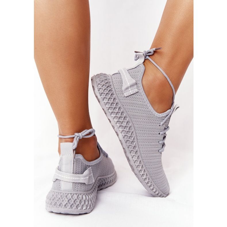 PS1 Ženske sportske cipele Slip-on Grey Do It siva 2