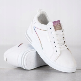 SHELOVET Bijele cipele sa skrivenim klinom bijela 1