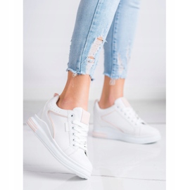 SHELOVET Bijele cipele sa skrivenim klinom bijela 2