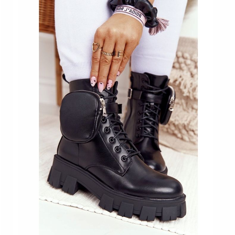 PS1 Crne radničke čizme na platformi Crna subota 2