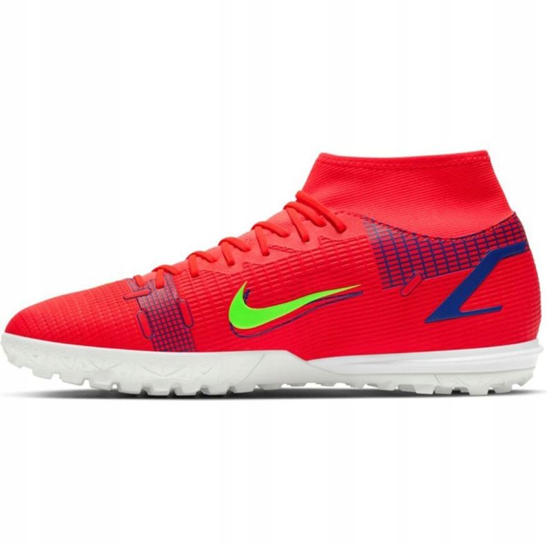 Nike Mercurial Superfly 8 Academy Tf M CV0953 600 tenisica za nogomet crvena naranče i crvene 2
