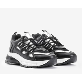 Crne tenisice sa srebrnim Guadalupe umetcima crna 1